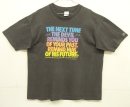画像: 90'S LIVING EPISTLES シングルステッチ 半袖 Tシャツ フェードブラック USA製 (VINTAGE) 「T-Shirt」入荷しました。