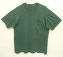 画像: 60'S UNKNOWN シングルステッチ ポケット付き 半袖 Tシャツ ダークグリーン (VINTAGE) 「T-Shirt」入荷しました。