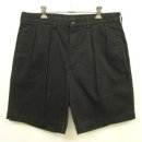 画像: 90'S RALPH LAUREN "TYLER SHORT" ツープリーツ チノショーツ ブラック (VINTAGE) 「Shorts」入荷しました。