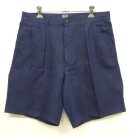 画像: 90'S RALPH LAUREN ツープリーツ リネンショーツ インディゴ USA製 (VINTAGE) 「Shorts」入荷しました。