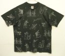 画像: 90'S JAMES THURBER 両面全面プリント シングルステッチ 半袖 Tシャツ ブラック (VINTAGE) 「T-Shirt」入荷しました。