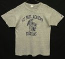 画像: 80'S CHAMPION "SPARTANS" トリコタグ 88/12 染み込み三段プリント シングルステッチ 半袖 Tシャツ ヘザーグレー USA製 (VINTAGE) 「T-Shirt」入荷しました。