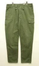 画像: 70'S ベルギー軍 "左右非対称ポケット" プリーツ入り カーゴパンツ ミリタリーグリーン (VINTAGE) 「Bottoms」入荷しました。