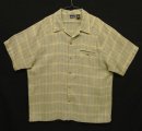 画像: 00'S PATAGONIA ヘンプ100% 半袖 オープンカラーシャツ グレンチェック (VINTAGE) 「S/S Shirt」入荷しました。