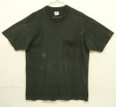 画像: 90'S FRUIT OF THE LOOM シングルステッチ 耳付きポケット 半袖 Tシャツ ブラック USA製 (VINTAGE) 「T-Shirt」入荷しました。