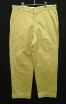 画像: 70'S アメリカ軍 US ARMY コットン100% チノパンツ RAPID製ブラスジップ (VINTAGE) 「Bottoms」入荷しました。