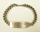 画像: 60'S アメリカ軍 "US NAVY刻印入り" スターリングシルバー ミリタリー IDプレート チェーンブレスレット シルバー (VINTAGE) 「Accessorie」入荷しました。