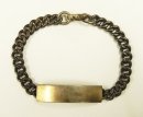 画像: 40〜50'S アメリカ軍 スターリングシルバー ミリタリー IDプレート チェーンブレスレット シルバー (VINTAGE) 「Accessorie」入荷しました。