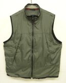 画像: 90'S GAP 旧タグ 裏地サーマル フルジップ ナイロンベスト カーキ (VINTAGE) 「No Sleeve」入荷しました。