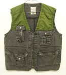 画像: 90'S BUGLE BOY ナイロン/キャンバス フォトグラファーベスト オリーブ/チャコール (VINTAGE) 「No Sleeve」入荷しました。