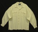画像: 90'S RALPH LAUREN レーヨン 長袖 オープンカラーシャツ オフホワイト USA製 (VINTAGE) 「L/S Shirt」入荷しました。