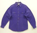 画像: 80'S PATAGONIA Rマークデカタグ キャンバス 長袖 ワークシャツ パープル 香港製 (VINTAGE) 「L/S Shirt」入荷しました。