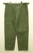 画像: 60'S アメリカ軍 US ARMY "OG107" 初期モデル コットンサテン 平ボタン ベイカーパンツ (VINTAGE) 「Bottoms」入荷しました。