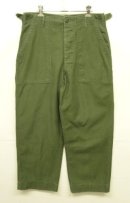 画像: 60'S アメリカ軍 US ARMY "OG107" 初期モデル コットンサテン 平ボタン ベイカーパンツ (VINTAGE) 「Bottoms」入荷しました。