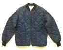 画像: 70'S UNKNOWN 裏地サーマル キルティングジャケット ネイビー SIMCOアルミジップ (VINTAGE) 「Jacket」入荷しました。