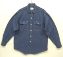 画像: 70'S BIG MAC コットン100% ワークシャツ ネイビー USA製 (VINTAGE) 「L/S Shirt」入荷しました。