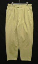 画像: 90'S RALPH LAUREN ウエスタアジャスター付き ツープリーツ チノパンツ ベージュ W32L30 USA製 (VINTAGE) 「Bottoms」入荷しました。