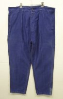 画像: 50'S KONECO モールスキン フックボタン ワークパンツ インクブルー (VINTAGE) 「Bottoms」入荷しました。