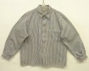 画像: 50'S ユーロワーク Vポケット ショート丈 ワークジャケット カバーオール ストライプ (VINTAGE) 「Jacket」入荷しました。