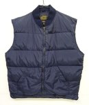 画像: 90'S EDDIE BAUER 黒タグ グースダウン ダウンベスト ネイビー (VINTAGE) 「No Sleeve」入荷しました。