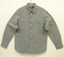 画像: 90'S RALPH LAUREN "WESTERN" ポプリン 長袖 ウエスタンシャツ ブラック/ホワイト ギンガムチェック (VINTAGE) 「L/S Shirt」入荷しました。
