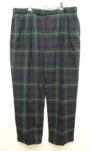 画像: 90'S RALPH LAUREN ツープリーツ ウール セレモニーパンツ チェック柄 USA製 (VINTAGE) 「Bottoms」入荷しました。