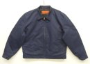 画像: 80'S RED KAP 裏地キルティング ワークジャケット TALONジップ ネイビー USA製 (VINTAGE) 「Jacket」入荷しました。