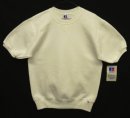 画像: 90'S RUSSELL ATHLETIC 前Vガゼット付き クルーネック 半袖 スウェットシャツ ホワイト USA製 (DEADSTOCK) 「Sweat Shirt」入荷しました。