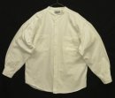 画像: 90'S CACTUS CLOTHING コットン 長袖 バンドカラーシャツ ホワイト (VINTAGE) 「L/S Shirt」入荷しました。
