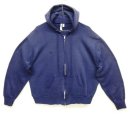 画像: 80'S UNKNOWN フルジップ スウェットパーカー フェードネイビー アルミジップ (VINTAGE) 「Parka」入荷しました。
