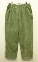 画像: ALFRED DUNNER ウエストゴム入り 細コーデュロイ イージーパンツ ライトグリーン (VINTAGE) 「Bottoms」入荷しました。