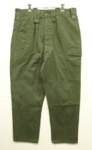 画像: 70'S ベルギー軍 "左右非対称ポケット" プリーツ入り カーゴパンツ ミリタリーグリーン 6FF (VINTAGE) 「Bottoms」入荷しました。
