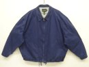 画像: 90'S J.CREW 旧タグ 裏地スウェット ドリズラージャケット ネイビー (VINTAGE) 「Jacket」入荷しました。