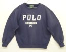 画像: 90'S RALPH LAUREN "POLO COUNTRY" クルーネック スウェットシャツ ナス紺 (VINTAGE) 「Sweat Shirt」入荷しました。