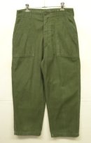 画像: 70'S アメリカ軍 US ARMY "OG107" コットンサテン ベイカーパンツ W32L29 RAPIDブラスジップ (VINTAGE) 「Bottoms」入荷しました。