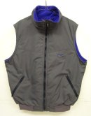 画像: 80'S PATAGONIA "三角旧タグ" シェルドシンチラベスト 裏地フリース ナイロンベスト ダークグレー USA製 (VINTAGE) 「No Sleeve」入荷しました。
