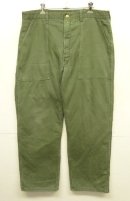 画像: 60'S BIG SMITH トップスナップボタン 裏地キルティング ペインターパンツ オリーブ SCOVILLジップ (VINTAGE) 「Bottoms」入荷しました。