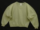 画像: 90'S RUSSELL ATHLETIC 前Vガゼット付き クルーネック スウェットシャツ ライトカーキ メキシコ製 (VINTAGE) 「Sweat Shirt」入荷しました。