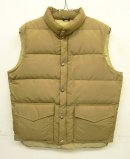 画像: 70'S LL Bean 筆記体タグ グースダウン ダウンベスト タン (VINTAGE) 「No Sleeve」入荷しました。