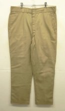 画像: 60'S LL Bean "DICKIES製" 筆記体タグ 裏地シャモアクロス ワークパンツ ベージュ TALONアルミジップ USA製 (VINTAGE) 「Bottoms」入荷しました。