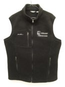 画像: EDDIE BAUER x GOODWILL フルジップ フリースベスト ブラック (USED) 「No Sleeve」入荷しました。