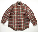 画像: 90'S KIKIT ヘビーフランネル ワークシャツ チェック柄 (VINTAGE) 「L/S Shirt」入荷しました。