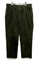 画像: 90'S RALPH LAUREN "HAMMOND PANT" ツープリーツ コーデュロイパンツ オリーブ (VINTAGE) 「Bottoms」入荷しました。