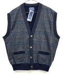 画像: 80'S PENDLETON ウール ニットベスト グレンチェック/チャコール USA製 (DEADSTOCK) 「No Sleeve」入荷しました。