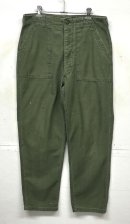 画像: 70'S アメリカ軍 US ARMY "OG107" コットンサテン ベイカーパンツ ミリタリーグリーン (VINTAGE) 「Bottoms」入荷しました。