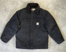 画像: 80'S CARHARTT "TRADITIONAL COAT" 裏地キルティング ダックジャケット ブラック USA製 (VINTAGE) 「Jacket」入荷しました。