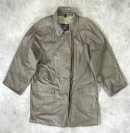 画像: 80'S BURBERRYS コットン/ウール 裏地チェック バルマカーンコート カーキ/ネイビー イングランド製 (VINTAGE) 「Jacket」入荷しました。