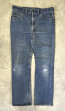 画像: 70'S LEVIS 517 "66前期" ボタン裏2 デニム インディゴ 42TALONジップ W38L34 USA製 (VINTAGE) 「Bottoms」入荷しました。
