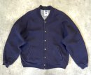 画像: 90'S RUSSELL ATHLETIC "PRO COTTON" 裏地ナイロン スナップボタン スウェットジャケット ネイビー USA製 (VINTAGE) 「Sweat Shirt」入荷しました。