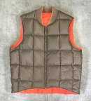 画像: 70'S WOOLRICH WOOLEN MILLS "THE TETON" リバーシブル ダウンベスト TALONアルミジップ タン/オレンジ (VINTAGE) 「No Sleeve」入荷しました。